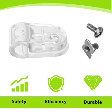 Helmet Hardware Kit With Quick Release Facemask Hardware Clips Screws And Nuts For F7 And SpeedFlex Helmets Easy Install Durable Thumb Clips And Fasteners For Youth And Adult Safe Football Gear clear clip screw kit