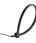 Black 6 Inch Zip Ties Heavy Duty 40 Lbs Tensile Strength Industrial Grade Cable Ties Pack Of 100 Outdoor UV Resistant Nylon Tie Wraps