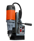 Magnetic Base Drill Press With Adjustable Speed Control And Forward Reverse Rotation For Versatile Heavy Duty Drilling At Home Or Shop, Industrial Electric Drill With Magnetic Stand And Tapping Options, 13 16 23 28 Mm Capacity, side view