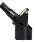 Heavy Duty Front Abs Wheel Speed Sensor Pair For Ford Escape Focus And Volvo showing a side view of a black sensor.