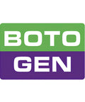 Logo with green and purple background featuring the text 'Boto Gen'