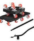 Heavy Furniture Lifter Mover Dolly Set With 360 Degree Rotation Five Wheel Dollies Extendable Crowbar And 400 Kg 800 Lbs Capacity