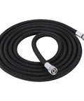 Quality EVA Airbrush Hose 1.8m Connects Air Compressor To Paint Sprayer Nail Art Tool With 1 8 Inch Female Fittings For Pros Wantin Real Durability And Zero Leaks While Painting Models Or Crafts Without Stopping Mid Project Due To Equipment Failure. coiled black hose with metal female fittings