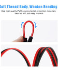 14 AWG SAE Y Splitter Cable With Two SAE Quick Disconnect Plugs 12 Inch DC Power Automotive Adapter flexible and bendable