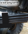 Upgrade Your Ride With This 4-Piece Stainless Steel Leaf Spring Clamp Kit For Easy Repair And Serious Stability On Trucks Campers Or Trailers When Towing Heavy Loads It Slaps Right On To Lock The Axle And Give You A Smooth Sailing Experience Without Any. black leaf spring clamp kit for 2.5-inch truck springs