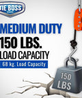 One Quarter Inch Medium Duty Tie Down System With Fifteen Foot Rope Weather Resistant 150 Lbs Working Load Jam Cleat