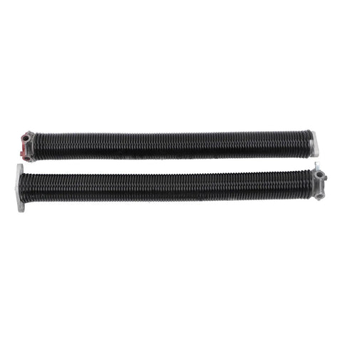 Upgrade Your Garage Door With This Tough Blaihild Torsion Spring Kit, Includes Two Heavy Duty Steel Rods And Safety Gloves For Easy DIY Repair Fixing Loose Doors Fast No Pros Needed. Two black steel torsion springs with aluminum cones