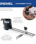 Attachment for cutting from Go-To Powerful Rotary Tool Kit With Flex Shaft, 6 Attachments, 50 Accessories, And Case, Variable Speed 5,000-35,000 RPM