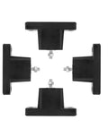 Heavy Duty Rubber Vibration Isolator Mounts 4 Pack For Mini Split HVAC Heat Pump And Central Air Condensers Floor Bracket 4 3 8 Inch By 1 3 4 Inch By 2 3 8 Inch With M8 Studs Anti Vibration Damper Shock Absorbers 200 Kg Capacity