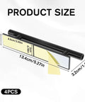 4 Pack Self Adhesive Cabinet Handles No Drill Drawer Pulls 5.27 Inch product size dimensions and adhesive backing detail