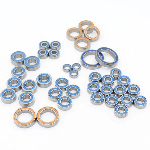 TRX-4 Ball Bearing Set for 1/10 Traxxas RC Car - High-Precision Chrome Steel Bearings Upgrade Kit displayed in various sizes