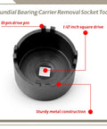 Front Differential Sundial Bearing Carrier Retainer Seal Replacement Socket Tool Swaps Right Out For Subaru Forester Impreza Wrx Sti Legacy Outback Drops Clean With No Headaches, featuring 1/2 inch square drive.
