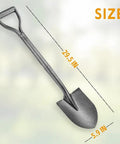 30 Inch All Metal D Handle Shovel For Digging And Gardening Steel Blade Small Spade With Short Handle Heavy Duty Workhorse