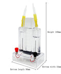 Ultimate Water Electrolyzer Kit For Science Class, Micro Gas Generator. Complete with dimensions and connectors visible.