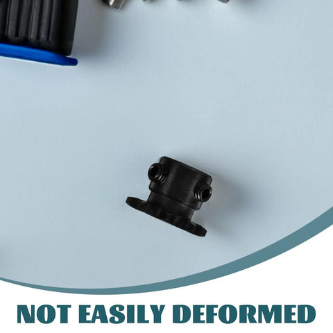 Single Strand Steel Roller Chain Sprocket 9 Tooth Carbon Steel For Humid Conditions, small black component detail view
