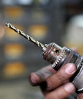 Close-up of 29 Piece M42 Cobalt Screw Machine Drill Bit attached to tool for stainless steel, part of ASTCO Series