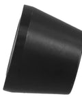 Heavy Duty Carbon Steel Wheel Balancer Cone With Precise 38Mm Or 40Mm Tapered Bore side view showing solid black conical design.