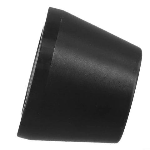Heavy Duty Carbon Steel Wheel Balancer Cone With Precise 38Mm Or 40Mm Tapered Bore side view showing solid black conical design.
