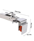 Heavy Duty Adjustable Stainless Steel Drawer Installation Fixture And Cabinet Clamps Featuring Gnarly Grip Non Slip Design for precise woodworking alignment.
