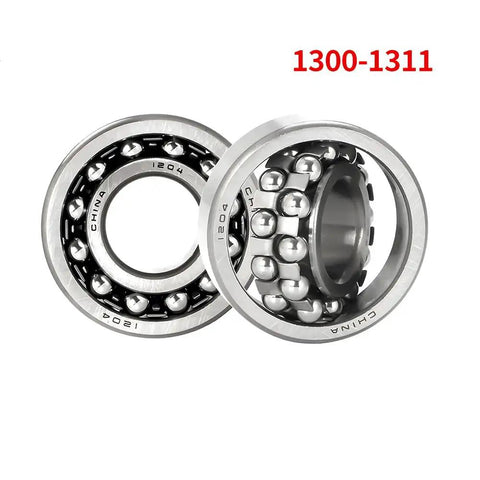 Double Row Self Aligning Ball Bearing 1200 Series Tough As Nails Construction With High Carbon Chromium Steel For Heavy Duty High Speed Machinery Support And Rock Solid Misalignment Compensation In 1202 15x35x11 Size Upgrade Your Gear Today.
