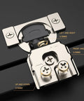 Detail view of Straight Up Fifty Pack One Quarter Inch Overlay Soft Close Concealed Kitchen Cabinet Hinges for Face Frame Setup.
