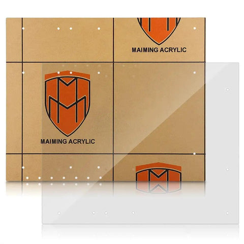 Open Frame Transparent Acrylic Computer Case For ATX Motherboard Perfect For Testing Overclocking And Gaming. Packaging shown.
