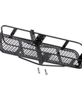 Heavy Duty Metal Rear Bumper With Integrated Tow Hitch For 1/10 RC Crawler Beefed Up Trail Defense Kit black steel bumper with mounting hardware