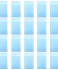 Array of Milk Blue Bubble Mailer Bags 100 Pack Self Sealing Thickened 11x15 Plus 4 Inch Envelopes on white background