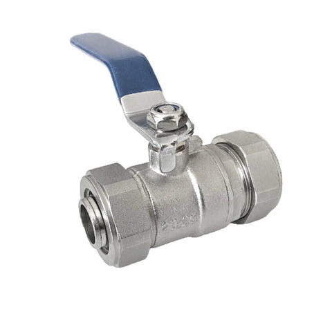 Rock Solid Heavy Duty Brass Ball Valve With Double Three Quarter Inch O Ring Sealed Shut Off Fittings for MaxLine RapidAir system