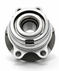Front view of the Beef Up Your Nissan Altima With This Front Wheel Bearing Hub Assembly 2.5L 29-Spline 5-Lug Front Hub For 2007 To 2013 Sedans And S Coupe With 2 Year 36,000 Mile Limited Coverage