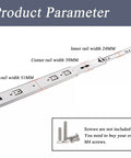 Full Extension Drawer Slides 10 to 48 Inches Side Mount Metal Rails With Ball Bearing Industrial Grade Heavy Duty For RV, detailed view