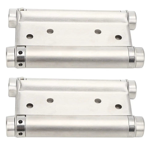 Heavy Duty 4 Inch Stainless Steel Door Hinge With Adjustable Spring Bearing, Handles 20 Kg Load, 50,000 Cycles, Includes Screws