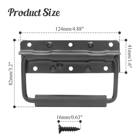 Built Tough Spring Loaded Case Handles Two Pack Featuring Super Grippy Rubber Handles And No Hassle Surface Mount Installation Hardware For Toolboxes Rugged Cabinets And Tool Gear