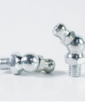 Pro Grade 10 Piece Metric Grease Fittings Kit With 90 Degree Elbows And Hydraulic Nipples For Automotive Machinery Industrial Use