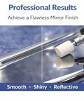 Buffing Wheel Polishing Bits Kit For Rotary Tools One Eighth Inch Shank used on metal for mirror finish