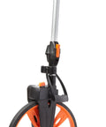 Top Reading Center Line Measuring Wheel with Pistol Grip Brake and Reset, 5 Digit Magnified Counter, 3 Foot Foldable Wheel