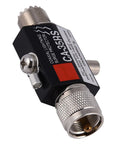UHF Coaxial Lightning Arrester With Male To Female Connector Surge Protector For Coax Systems 0 To 2500 MHz CA 35RS