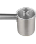 Milk Frother Cup Replacement Part for K-Cafe Coffee Makers 80 Milliliters Hot and Cold Frothing Extra Kitchen Accessory in Nickel
