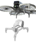 Foldable Landing Gear Extensions For Flip Drone Adds 30mm Height Propeller Protection Obstacle Sensor Safe Design Pro Grade Ultra Light Gray Legs Easy Install Flight Ready Upgrade attached to drone