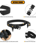 Heavy Duty 2 Inch Duty Belt For Law Enforcement With Outer And Inner Belt System Belt Keepers Ready To Roll Police Belt Setup