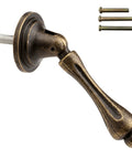 Antique Bronze Single Hole Cabinet Pull For Wooden Furniture Cabinets Cupboards Drawers Wardrobes Doors 62x24mm Durable Zinc Alloy Handle