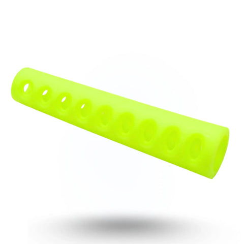 4 Inch Vented Regulator Hose Protector For Scuba Gear, Yellow Self Draining Cover That Keeps Your Rig Safe, Fits 12.6mm Diameter