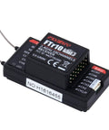 FTR10 2.4GHz AFHDS 3 Receiver With Dual Antennas, 10CH Output PWM PPM I-Bus S-Bus For PL18 Transmitter with label visible