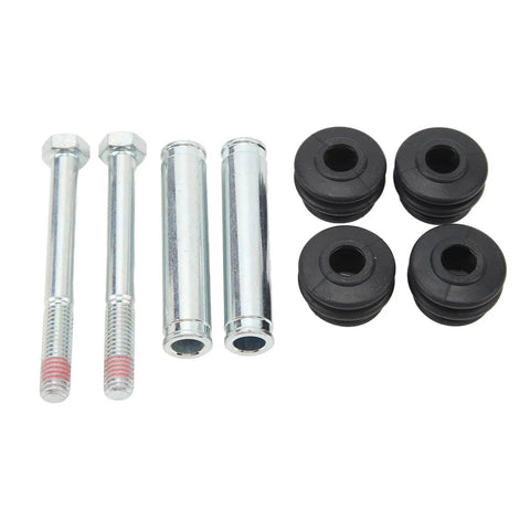 Premium Front Brake Caliper Slider Pins Guide Kit With Metal And Rubber Bushings For Suzuki Jimny 1998 To 2023, Fits Left And Right DIY Auto Repair Fix, 78mm 8mm