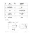 4 Pack 16mm Ultrasonic Sensor Integrated Transceiver 40 KHz Waterproof Probe Set With High Sensitivity Transducers diagram