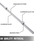 Two Pack SBR12 1000mm Linear Rail Kit With Four Carriage Blocks For CNC Machines And Automated Equipment, Heavy Duty Linear Guide