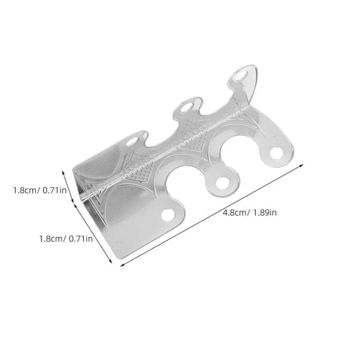 Heavy Duty Metal Corner Protectors Set for Jewelry Boxes Tables and Trunks with dimensions of 4.8cm x 1.8cm x 1.8cm