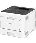 High Output Color Laser Printer With Frictionless Wireless Connection And Automatic Duplex Printing Optimized For Budget Conscious Buyers Who Want Serious Bang For Their Buck Daily, white compact design, top view.