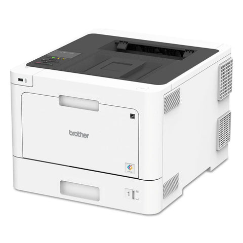 High Output Color Laser Printer With Frictionless Wireless Connection And Automatic Duplex Printing Optimized For Budget Conscious Buyers Who Want Serious Bang For Their Buck Daily, white compact design, top view.