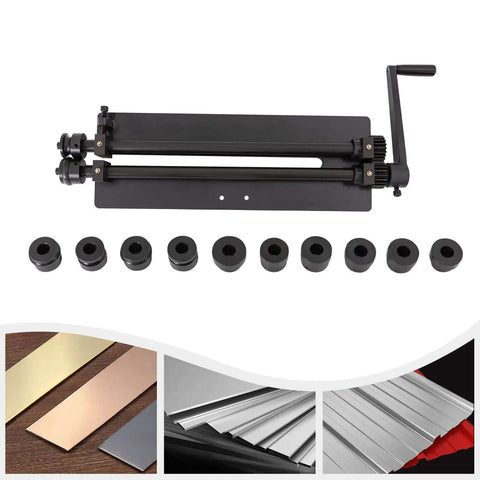 Heavy Duty Pro Grade 18 Inch Sheet Metal Bead Roller Kit With Cast Iron Bead Roller Flaring Tool And Six Dies for metal forming